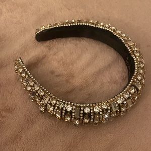 Zara Padded Rhinestone Headband (Used- Like New)